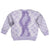 Hawaii Aloha Plumeria Lei Lavender Palaka Kid Ugly Christmas Sweater - Polynesian Pride