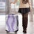 Hawaii Aloha Plumeria Lei Lavender Palaka Luggage Cover - Polynesian Pride