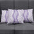 Hawaii Aloha Plumeria Lei Lavender Palaka Pillow Cover - Polynesian Pride