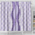 Hawaii Aloha Plumeria Lei Lavender Palaka Shower Curtain - Polynesian Pride