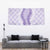 Hawaii Aloha Plumeria Lei Lavender Palaka Tapestry - Polynesian Pride