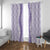 Hawaii Aloha Plumeria Lei Lavender Palaka Window Curtain - Polynesian Pride
