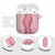 Hawaii Aloha Plumeria Lei Pink Palaka AirPods Case - Polynesian Pride