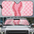 Hawaii Aloha Plumeria Lei Pink Palaka Auto Sun Shade - Polynesian Pride