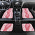 Hawaii Aloha Plumeria Lei Pink Palaka Car Mats - Polynesian Pride