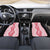 Hawaii Aloha Plumeria Lei Pink Palaka Car Mats - Polynesian Pride