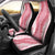 Hawaii Aloha Plumeria Lei Pink Palaka Car Seat Cover - Polynesian Pride