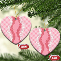 Hawaii Aloha Plumeria Lei Pink Palaka Ceramic Ornament - Polynesian Pride