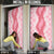 Hawaii Aloha Plumeria Lei Pink Palaka Door Cover - Polynesian Pride