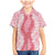 Hawaii Aloha Plumeria Lei Pink Palaka Family Matching Mermaid Dress and Hawaiian Shirt - Polynesian Pride