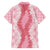 Hawaii Aloha Plumeria Lei Pink Palaka Family Matching Off Shoulder Maxi Dress and Hawaiian Shirt - Polynesian Pride
