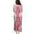 Hawaii Aloha Plumeria Lei Pink Palaka Family Matching Puletasi and Hawaiian Shirt - Polynesian Pride