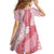 Hawaii Aloha Plumeria Lei Pink Palaka Family Matching Summer Maxi Dress and Hawaiian Shirt - Polynesian Pride