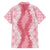 Hawaii Aloha Plumeria Lei Pink Palaka Hawaiian Shirt - Polynesian Pride