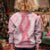 Hawaii Aloha Plumeria Lei Pink Palaka Kid Ugly Christmas Sweater - Polynesian Pride