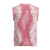 Hawaii Aloha Plumeria Lei Pink Palaka Christmas Knitted V-Neck Vest - Polynesian Pride