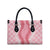 Hawaii Aloha Plumeria Lei Pink Palaka Leather Bag - Polynesian Pride