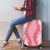 Hawaii Aloha Plumeria Lei Pink Palaka Luggage Cover - Polynesian Pride