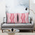 Hawaii Aloha Plumeria Lei Pink Palaka Pillow Cover - Polynesian Pride