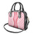 Hawaii Aloha Plumeria Lei Pink Palaka Shoulder Handbag - Polynesian Pride