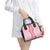 Hawaii Aloha Plumeria Lei Pink Palaka Shoulder Handbag - Polynesian Pride