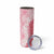 Hawaii Aloha Plumeria Lei Pink Palaka Skinny Tumbler - Polynesian Pride
