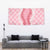 Hawaii Aloha Plumeria Lei Pink Palaka Tapestry - Polynesian Pride