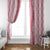 Hawaii Aloha Plumeria Lei Pink Palaka Window Curtain - Polynesian Pride