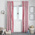 Hawaii Aloha Plumeria Lei Pink Palaka Window Curtain - Polynesian Pride
