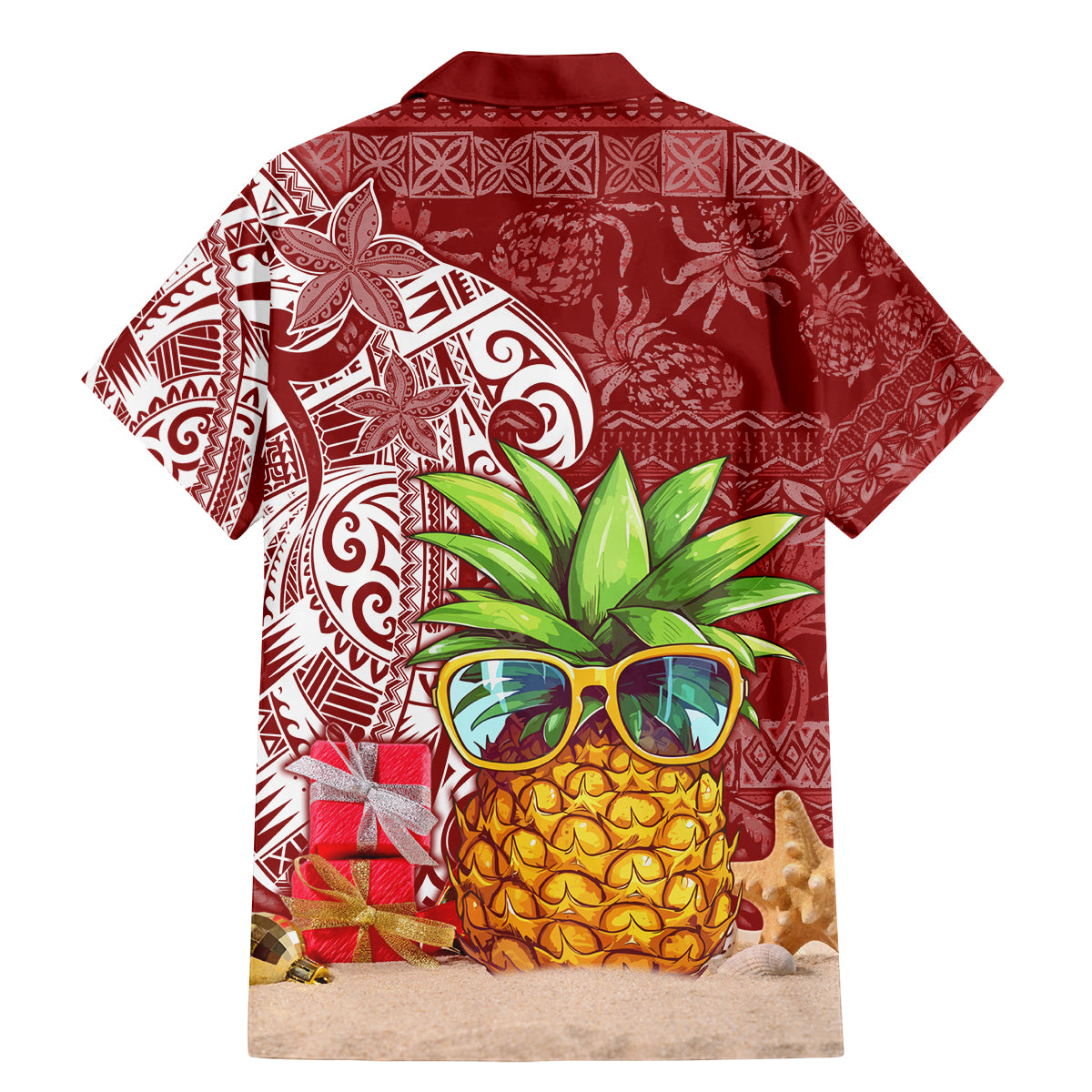 Mele Kalikimaka Hawaii Christmas Family Matching Mermaid Dress and Hawaiian Shirt Pineapple Party LT7 - Polynesian Pride