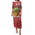 Mele Kalikimaka Hawaii Christmas Family Matching Puletasi Dress and Hawaiian Shirt Pineapple Party LT7 Mom's Dress Red - Polynesian Pride