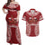 Personalized Mate Maa Tonga Rugby Couples Matching Off Shoulder Maxi Dress and Hawaiian Shirt Ofa Atu Tonga