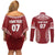 Personalized Mate Maa Tonga Rugby Couples Matching Off Shoulder Short Dress and Long Sleeve Button Shirt Ofa Atu Tonga