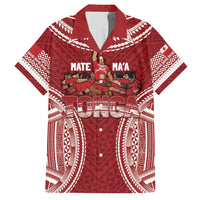 Personalized Mate Maa Tonga Rugby Family Matching Short Sleeve Bodycon Dress and Hawaiian Shirt Ofa Atu Tonga