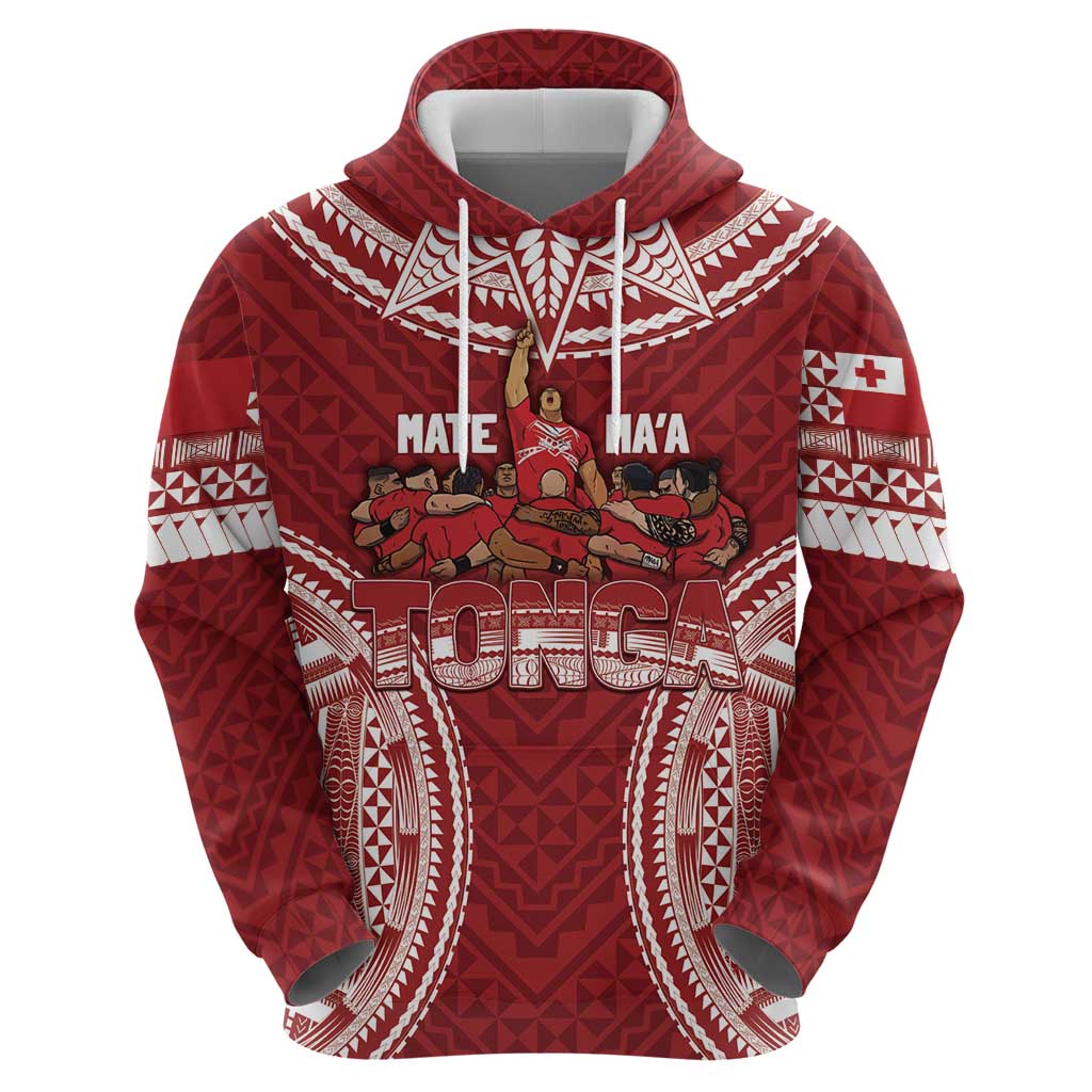 Personalized Mate Maa Tonga Rugby Hoodie Ofa Atu Tonga