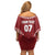 Personalized Mate Maa Tonga Rugby Off Shoulder Short Dress Ofa Atu Tonga