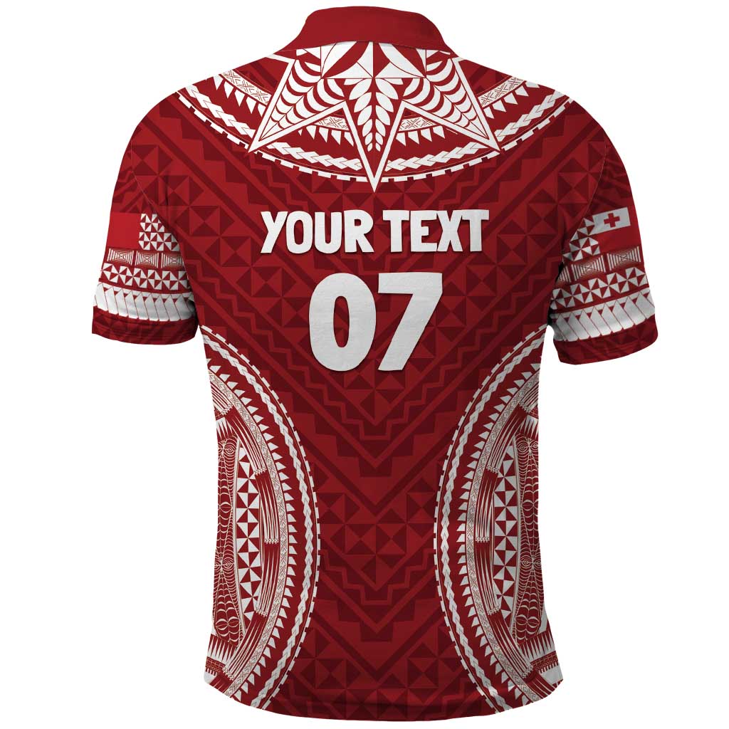 Personalized Mate Maa Tonga Rugby Polo Shirt Ofa Atu Tonga LT7 - Polynesian Pride