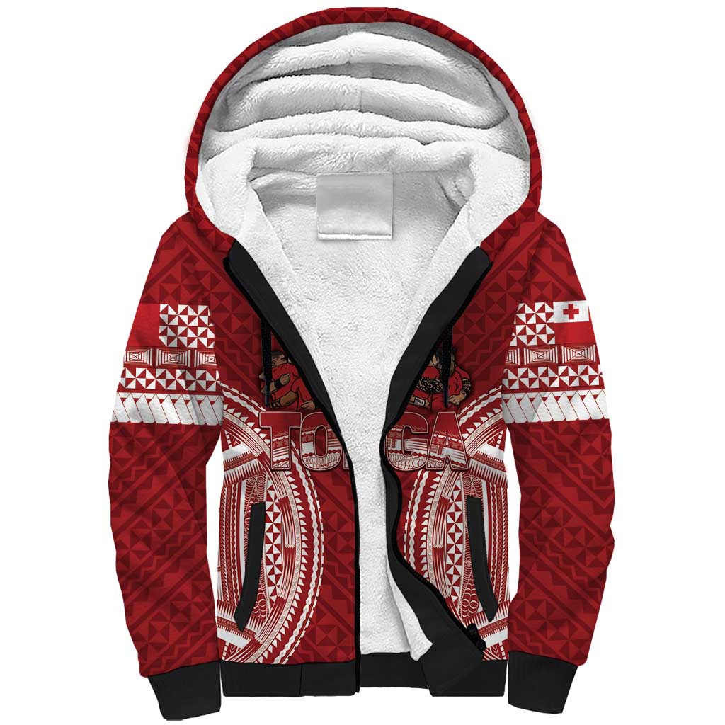 Personalized Mate Maa Tonga Rugby Sherpa Hoodie Ofa Atu Tonga