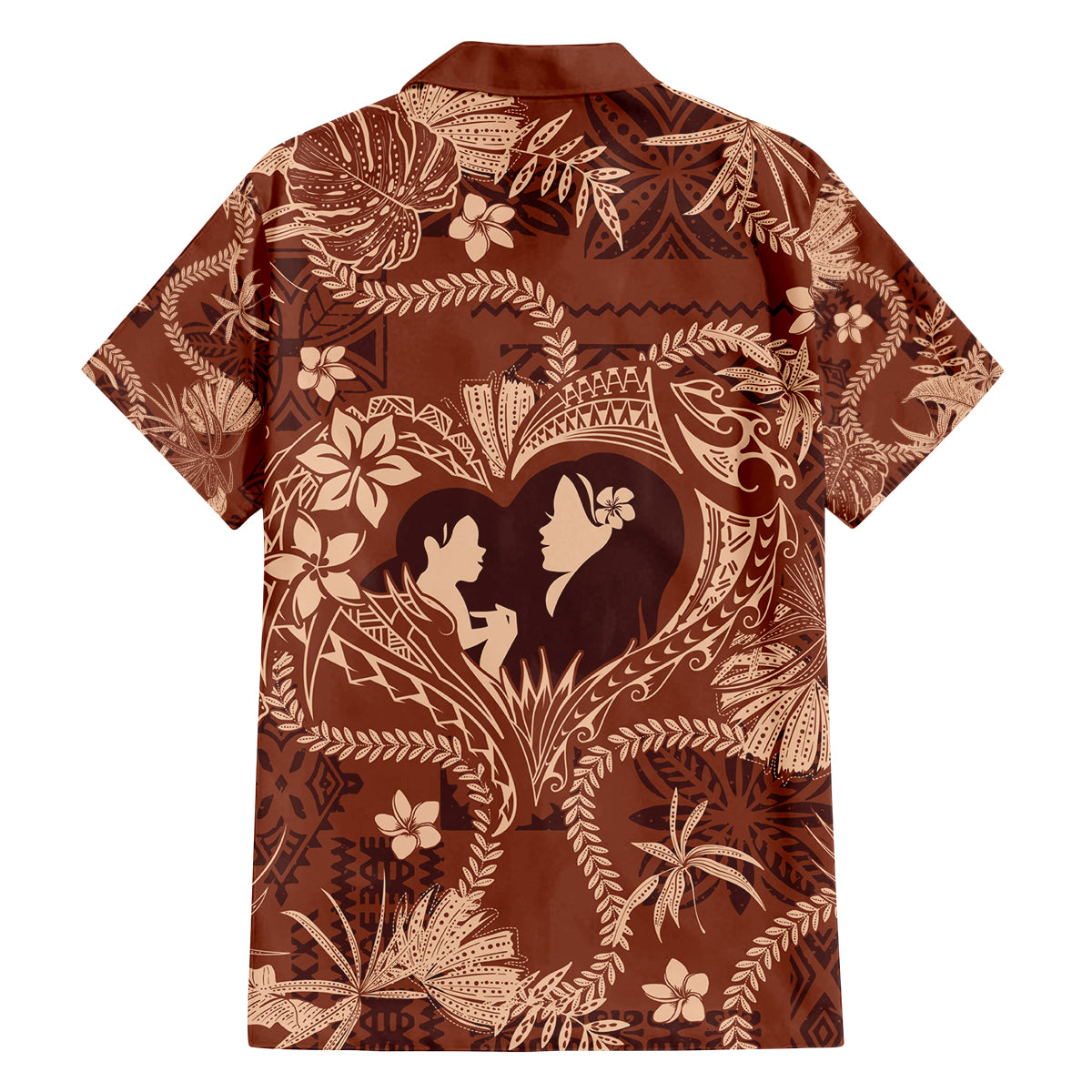 Hawaii Plumeria Family Matching Long Sleeve Bodycon Dress and Hawaiian Shirt Hau'oli la Makuahine Sunburned LT7 - Polynesian Pride