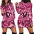 Hawaii Plumeria Hoodie Dress Hau'oli la Makuahine Rosy LT7 - Polynesian Pride