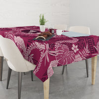 Hawaii Plumeria Tablecloth Hau'oli la Makuahine Rosy LT7 - Polynesian Pride