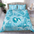 Hawaii Plumeria Bedding Set Hau'oli la Makuahine Turquoise LT7 - Polynesian Pride