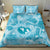 Hawaii Plumeria Bedding Set Hau'oli la Makuahine Turquoise LT7 - Polynesian Pride