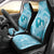 Hawaii Plumeria Car Seat Cover Hau'oli la Makuahine Turquoise LT7 - Polynesian Pride