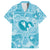 Hawaii Plumeria Hawaiian Shirt Hau'oli la Makuahine Turquoise LT7 Turquoise - Polynesian Pride