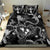 Hawaii Plumeria Bedding Set Hau'oli la Makuahine Monochrome LT7 - Polynesian Pride