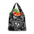 Hawaii Plumeria Grocery Bag Hau'oli la Makuahine Monochrome