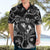 Hawaii Plumeria Hawaiian Shirt Hau'oli la Makuahine Monochrome LT7 - Polynesian Pride