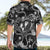 Hawaii Plumeria Hawaiian Shirt Hau'oli la Makuahine Monochrome LT7 - Polynesian Pride