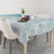 Polynesia Humpback Whale Tablecloth Tropical Plumeria Turquoise